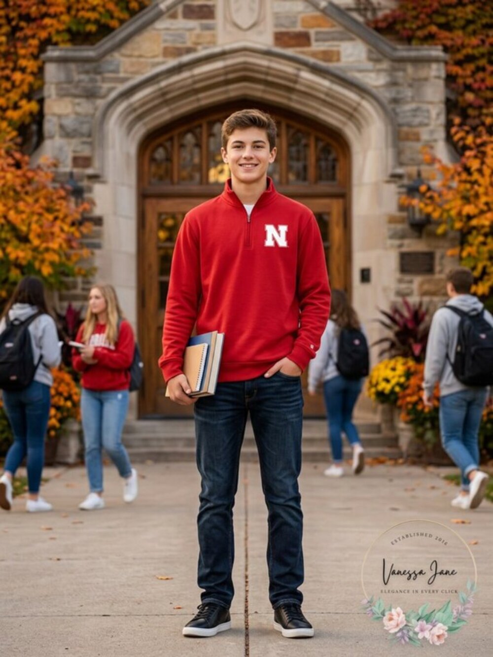 GEN2 Youth Boys Trainer 1/4 Zip Jacket, Nebraska, Tcu, Syracuse, L/12/14
